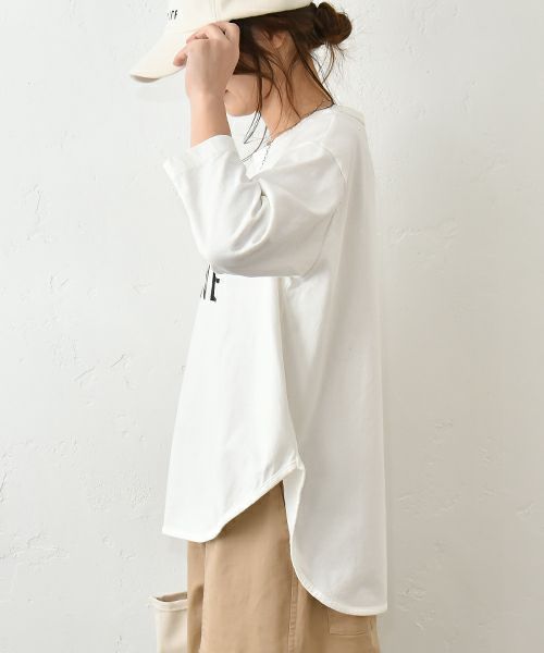 her.｜裾ラウンドヘムTee [[Round Hem Tee/2025]][C]