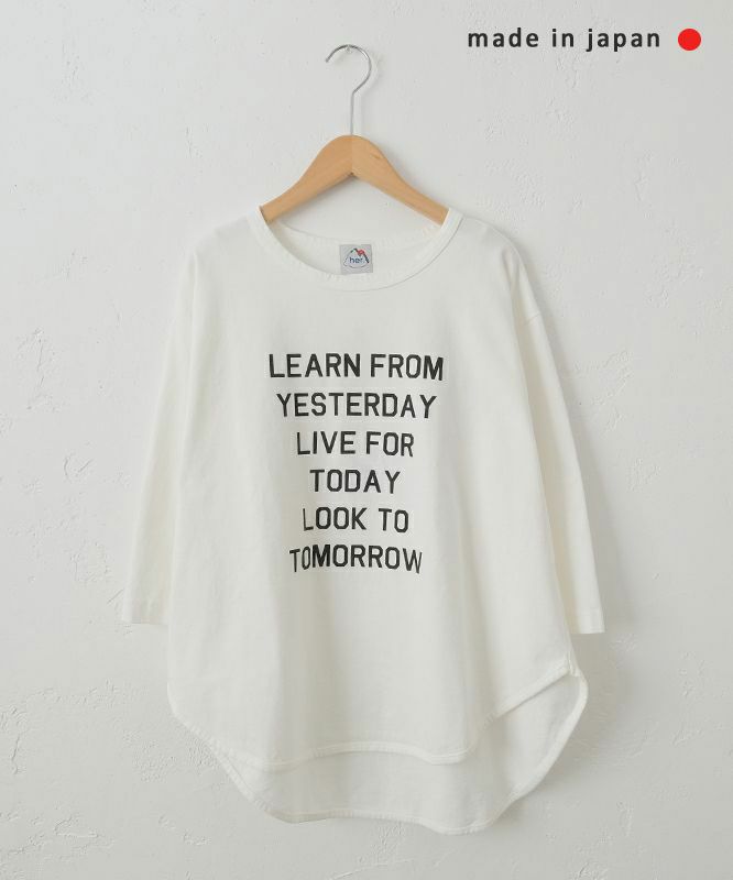 her.｜裾ラウンドヘムTee [[Round Hem Tee/2025]][C]