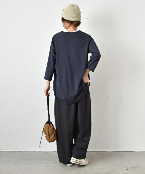 her.｜裾ラウンドヘムTee [[Round Hem Tee/2025]][C]