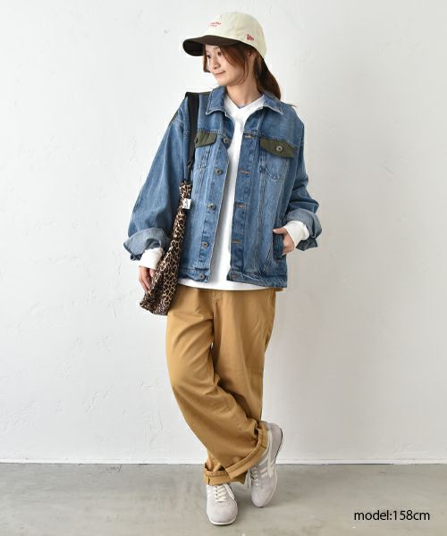 IN THE MARKET｜2WAYライン入りカットソー [[C-2352]][C]