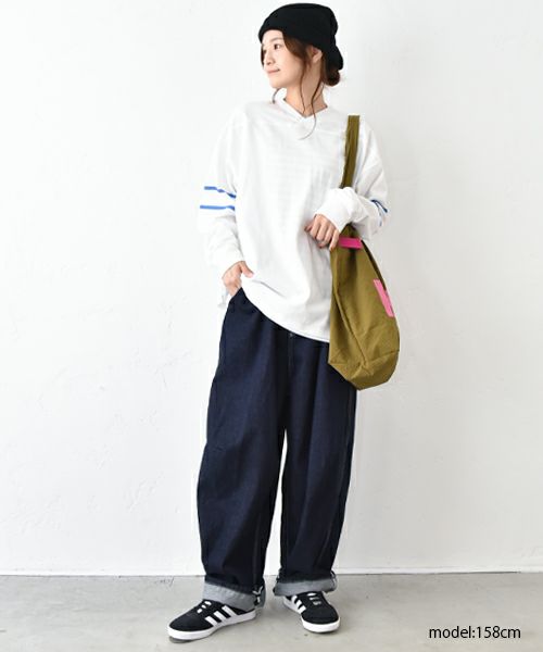 IN THE MARKET｜2WAYライン入りカットソー [[C-2352]][C]