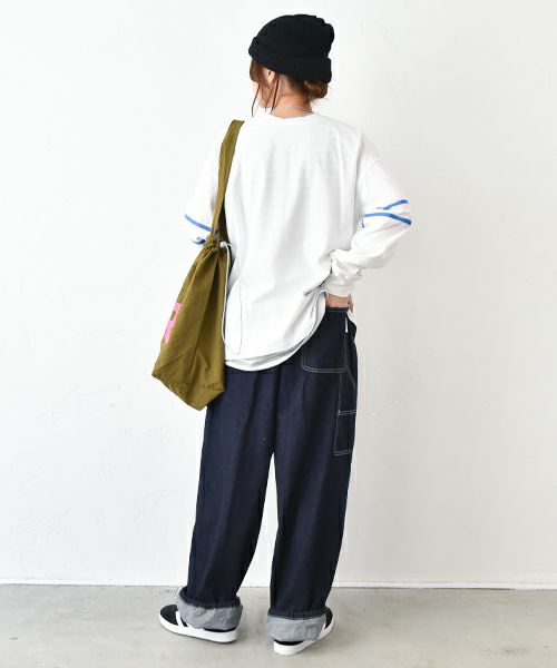 IN THE MARKET｜2WAYライン入りカットソー [[C-2352]][C]