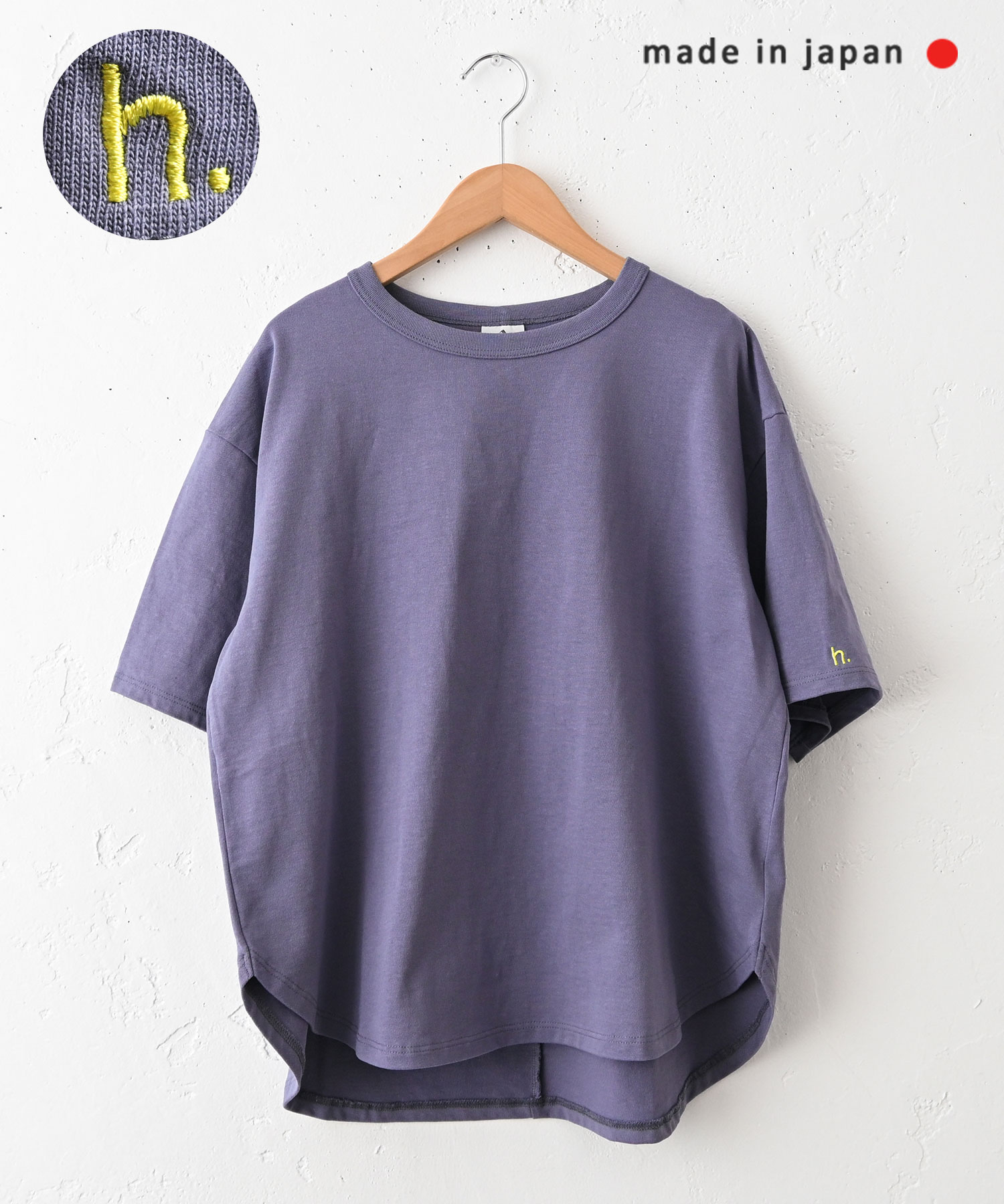 her.｜刺繍半袖カットソー [[CE3CT240403A]][C]