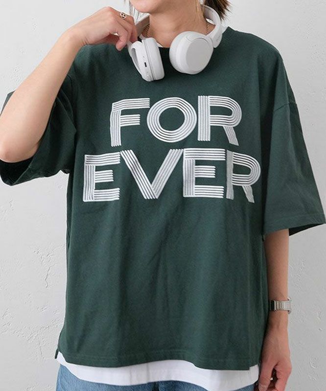 THE DAY｜サイドスリットオーバーサイズTee [[TG-250558]][C]