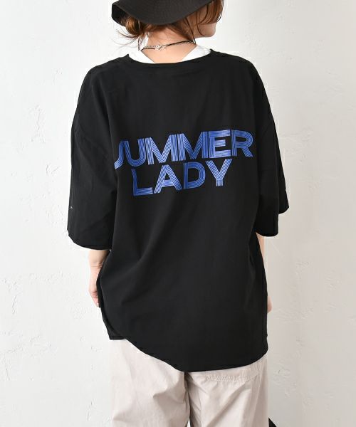 THE DAY｜サイドスリットオーバーサイズTee [[TG-250558]][C]
