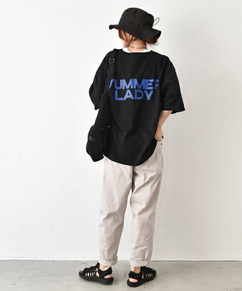 THE DAY｜サイドスリットオーバーサイズTee [[TG-250558]][C]