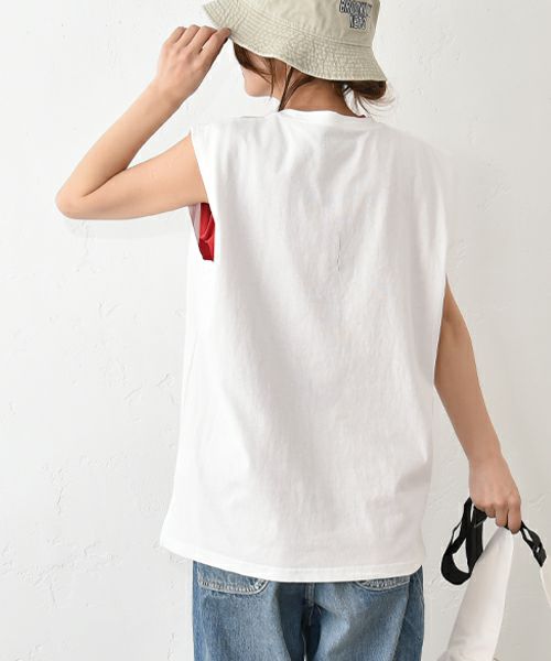  IN THE MARKET｜フレンチスリーブ ロゴカットソー [[C-2383]][C]
