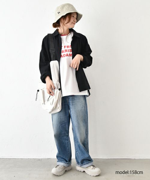  IN THE MARKET｜フレンチスリーブ ロゴカットソー [[C-2383]][C]
