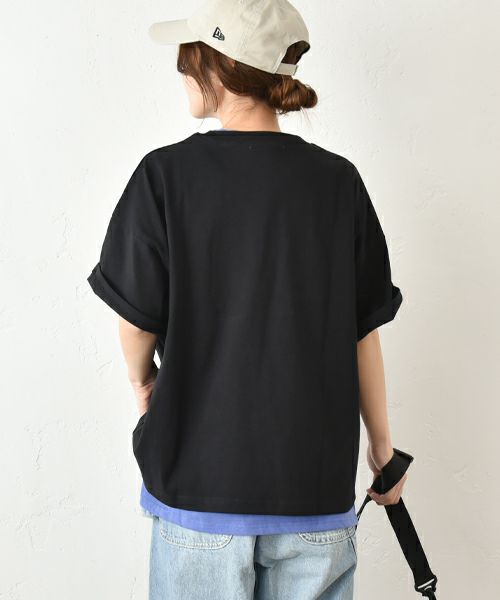 Gives a sense of fullment｜わんぱくロゴTee [[852308]][C]
