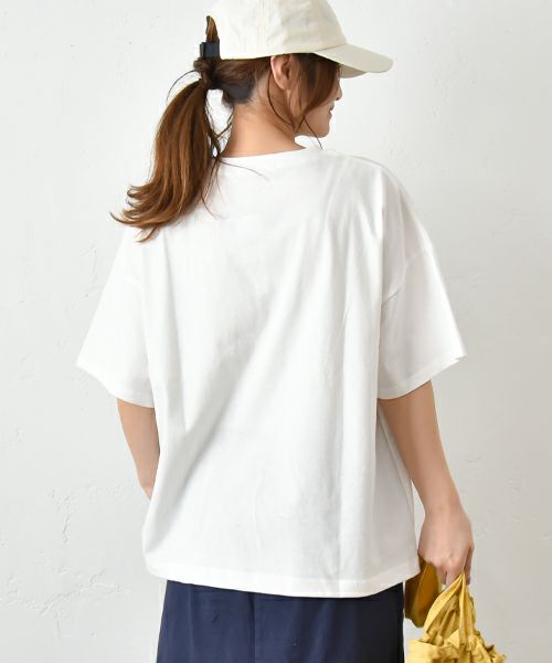 Gives a sense of fullment｜わんぱくロゴTee [[852308]][C]