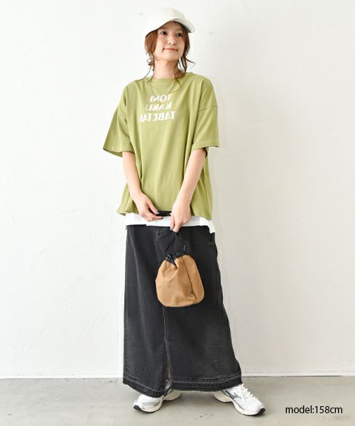 Gives a sense of fullment｜わんぱくロゴTee [[852308]][C]