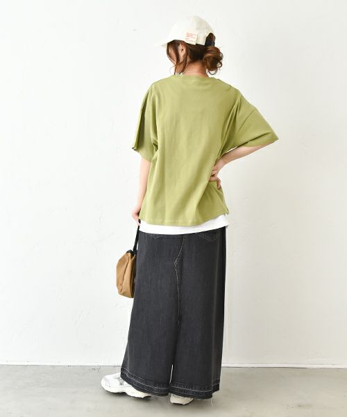 Gives a sense of fullment｜わんぱくロゴTee [[852308]][C]