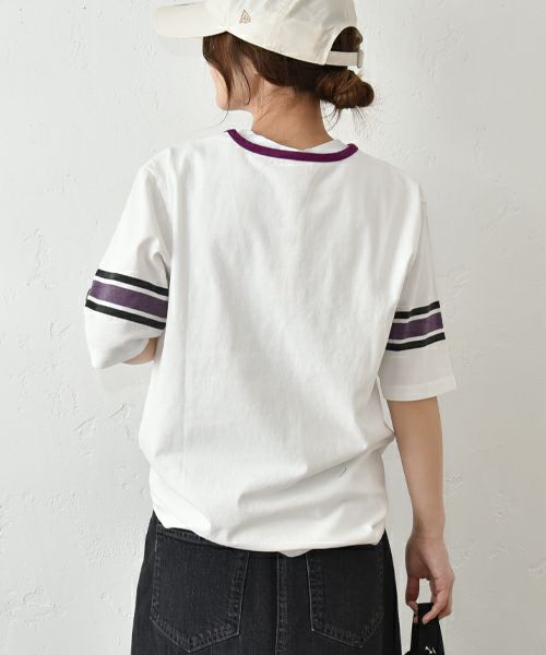 Gives a sense of fullment｜ビックプリントTee [[852360]][C]