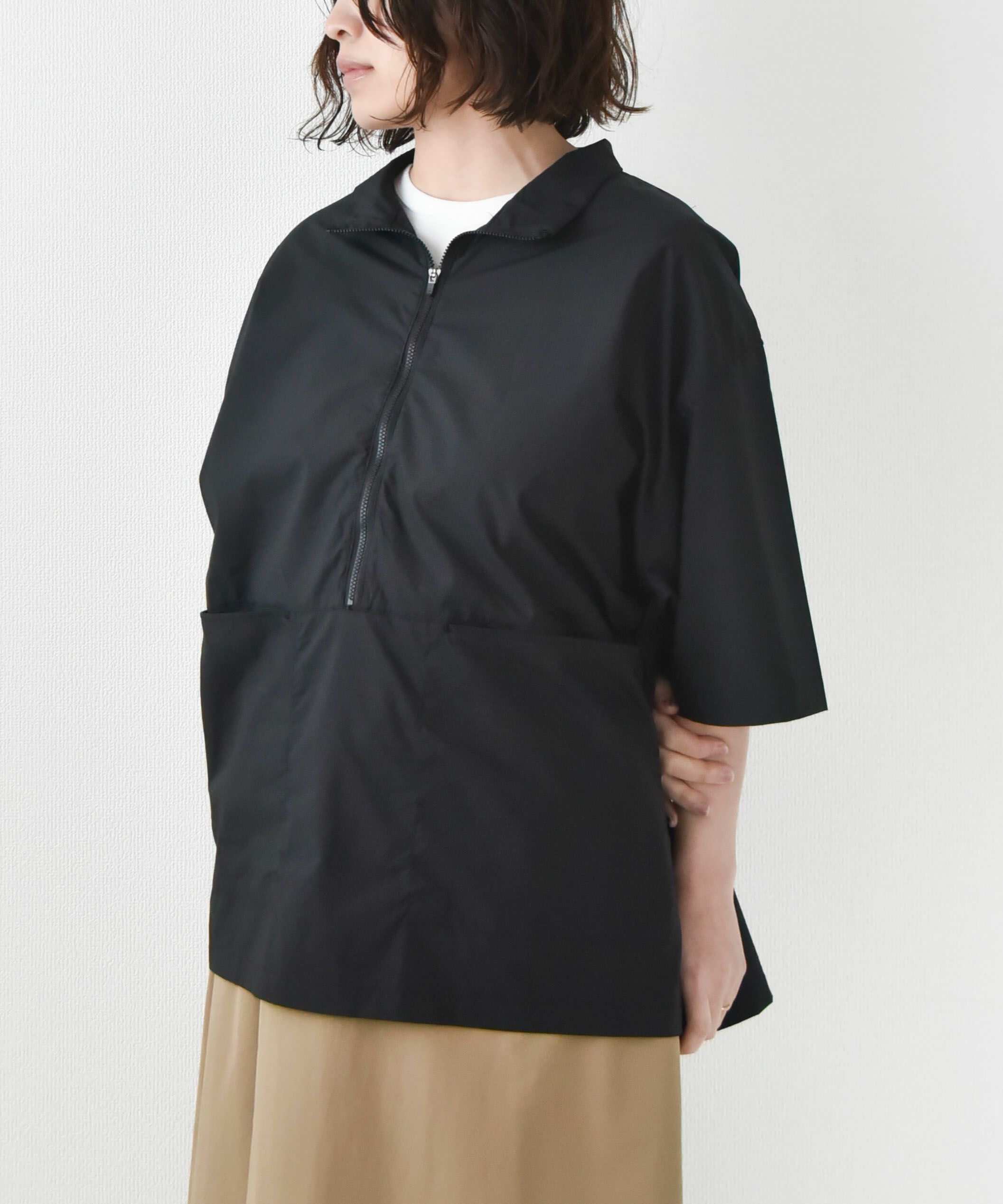 manual alphabet｜タイプライタージッププルオーバーシャツ [[MA-S-771]][D]