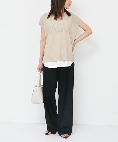 Hymn LIPA｜ロゴニットベスト [[25019]][F] | ma28 ONLINE STORE