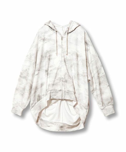 Osmosis｜裏毛バックツイストフードパーカー 　