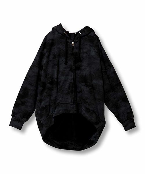 Osmosis｜裏毛バックツイストフードパーカー 