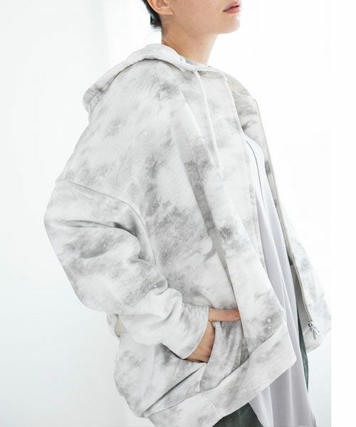 Osmosis｜裏毛バックツイストフードパーカー 