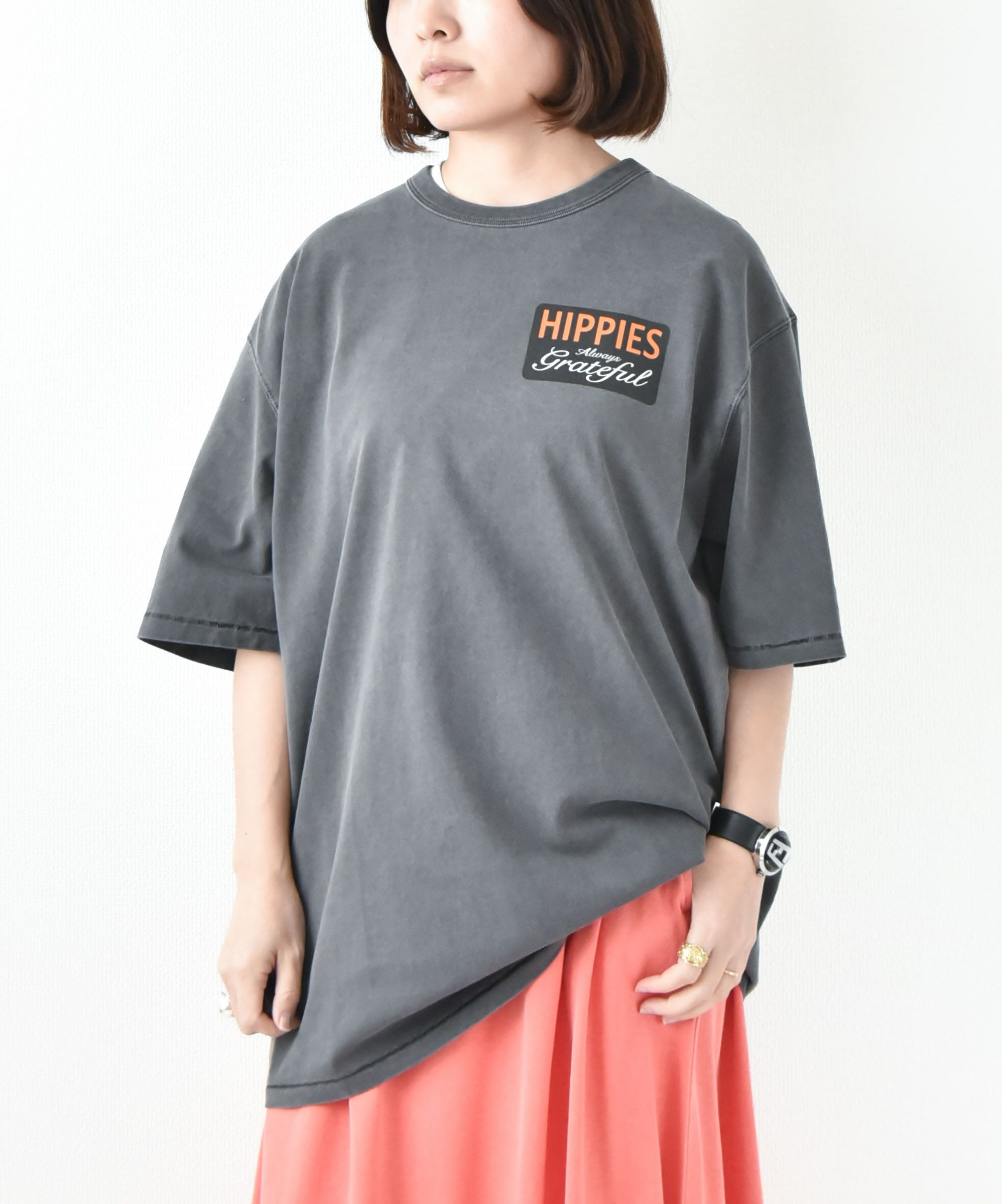HAVE A GRATEFUL DAY｜ヒッピーズTシャツ [[GDC0368ALWS]][D]
