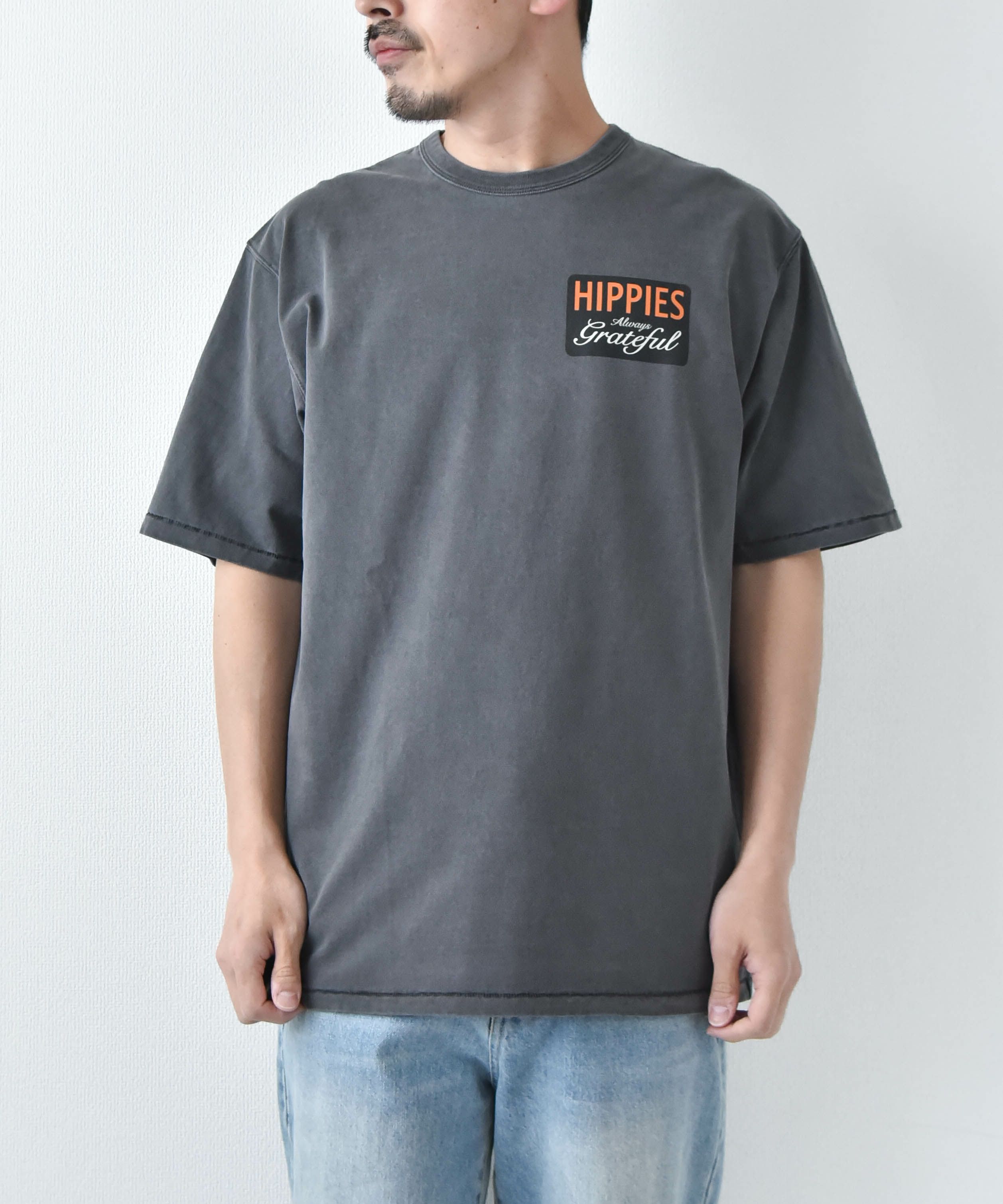 HAVE A GRATEFUL DAY｜ヒッピーズTシャツ [[GDC0368ALWS]][D]