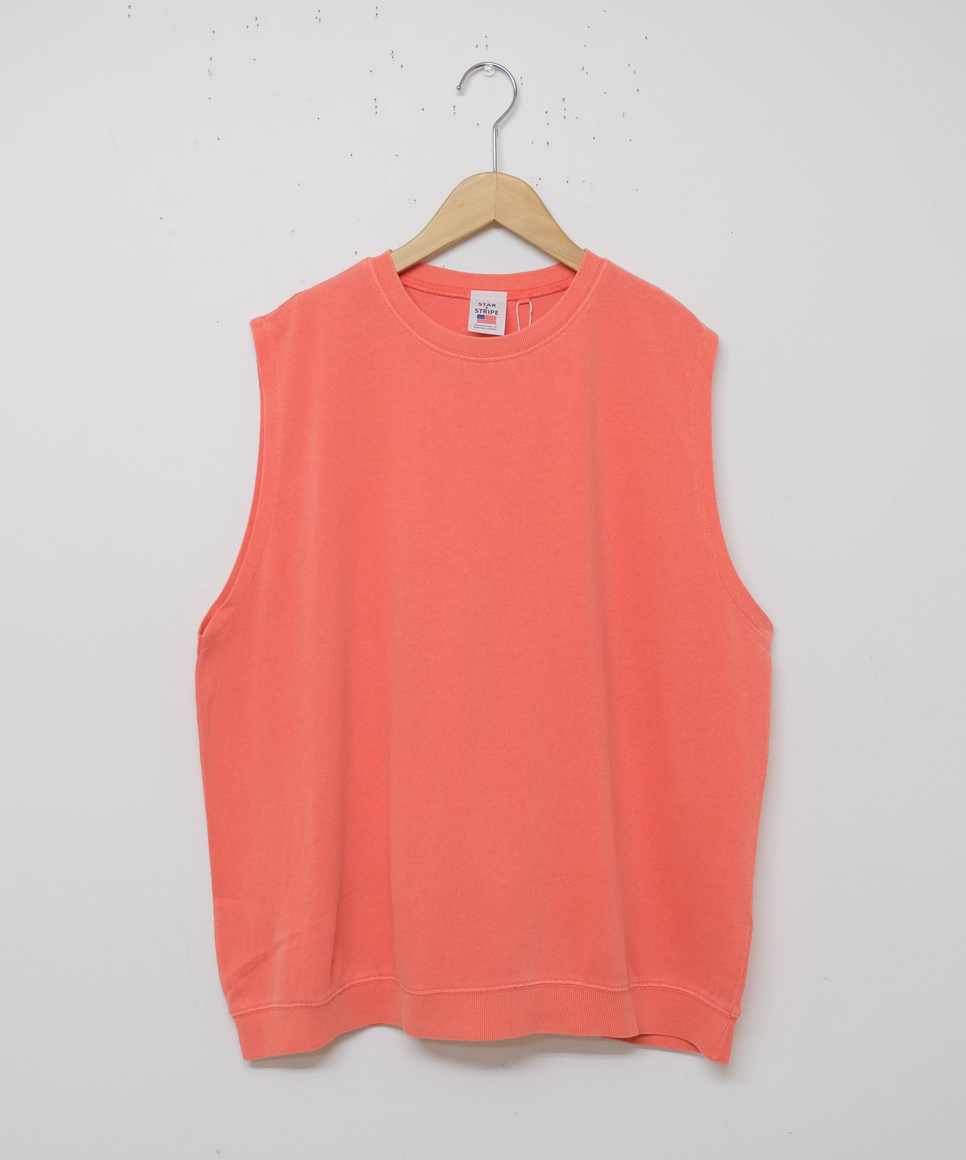 STAR＆STRIPE｜ピグメント加工ノースリーブカットソー[[SSMD-086]][D]