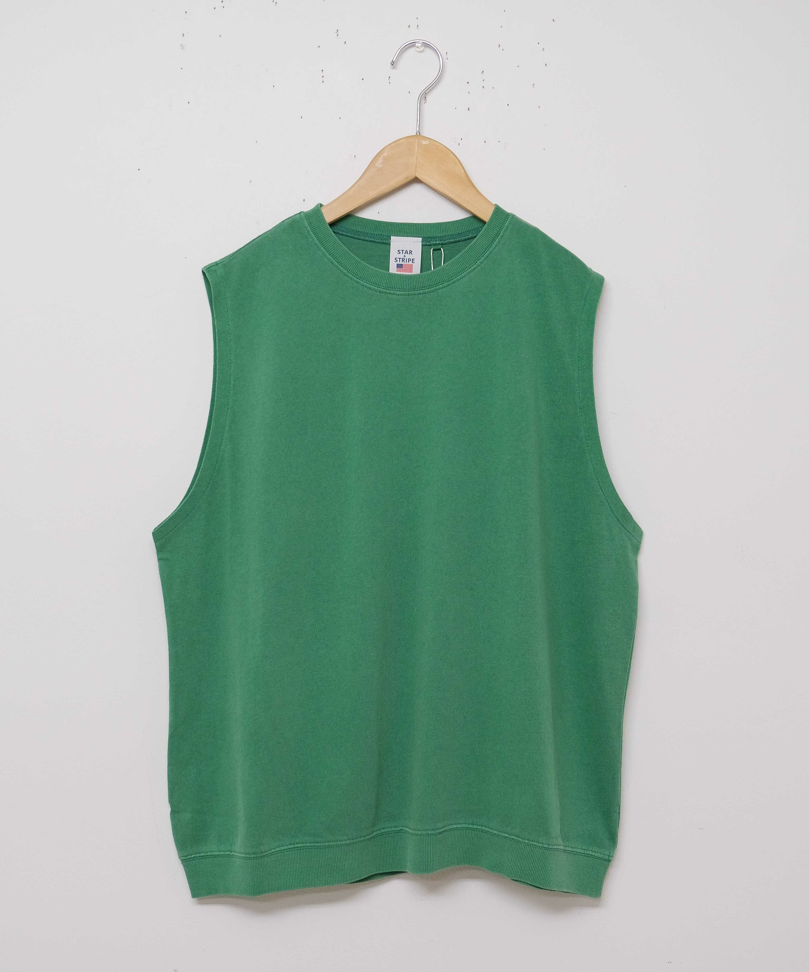 STAR＆STRIPE｜ピグメント加工ノースリーブカットソー[[SSMD-086]][D]