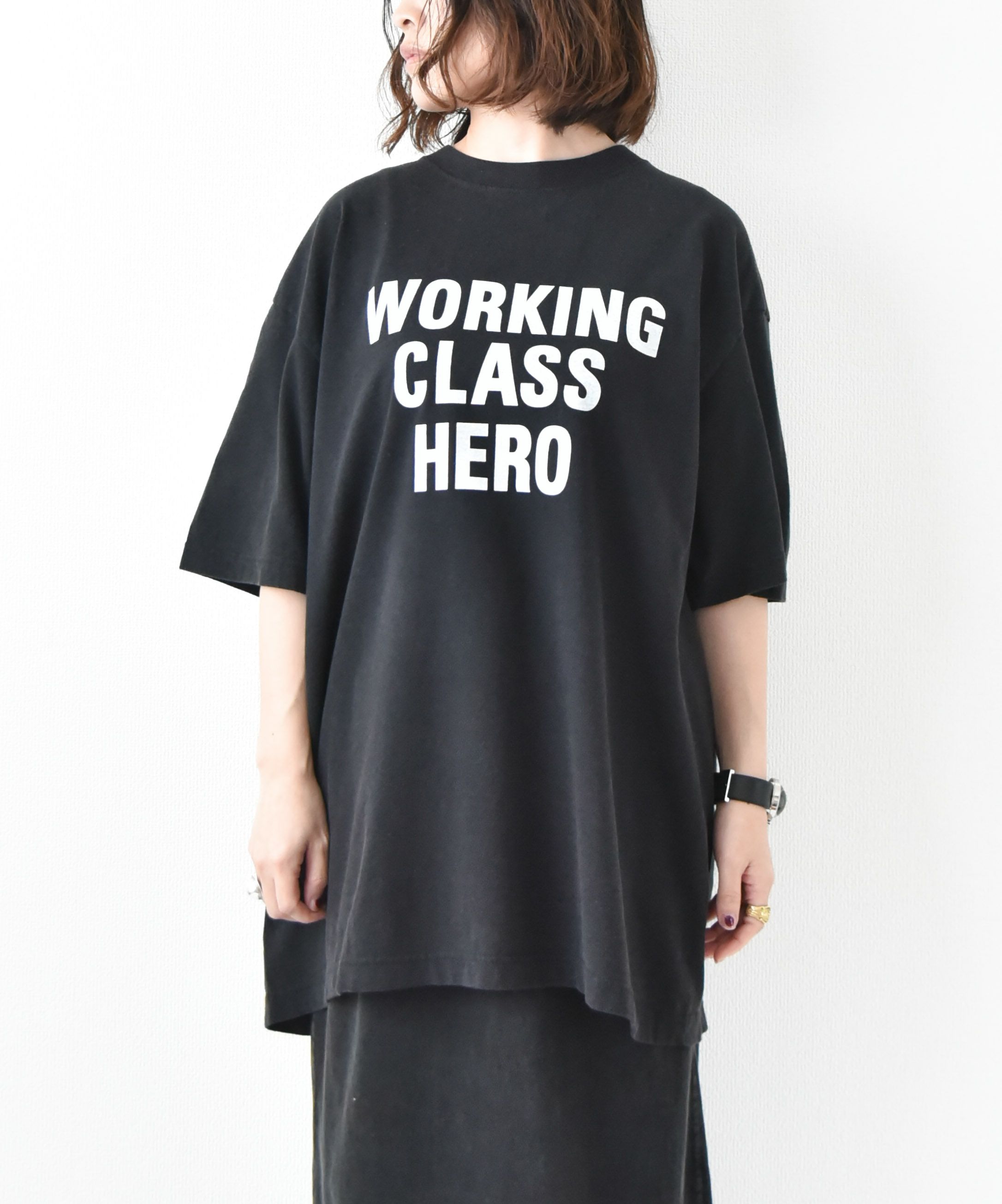 WORN FREE｜"WORKING CLASS HERO" TEE [[WFR-VTG-000001]][D]