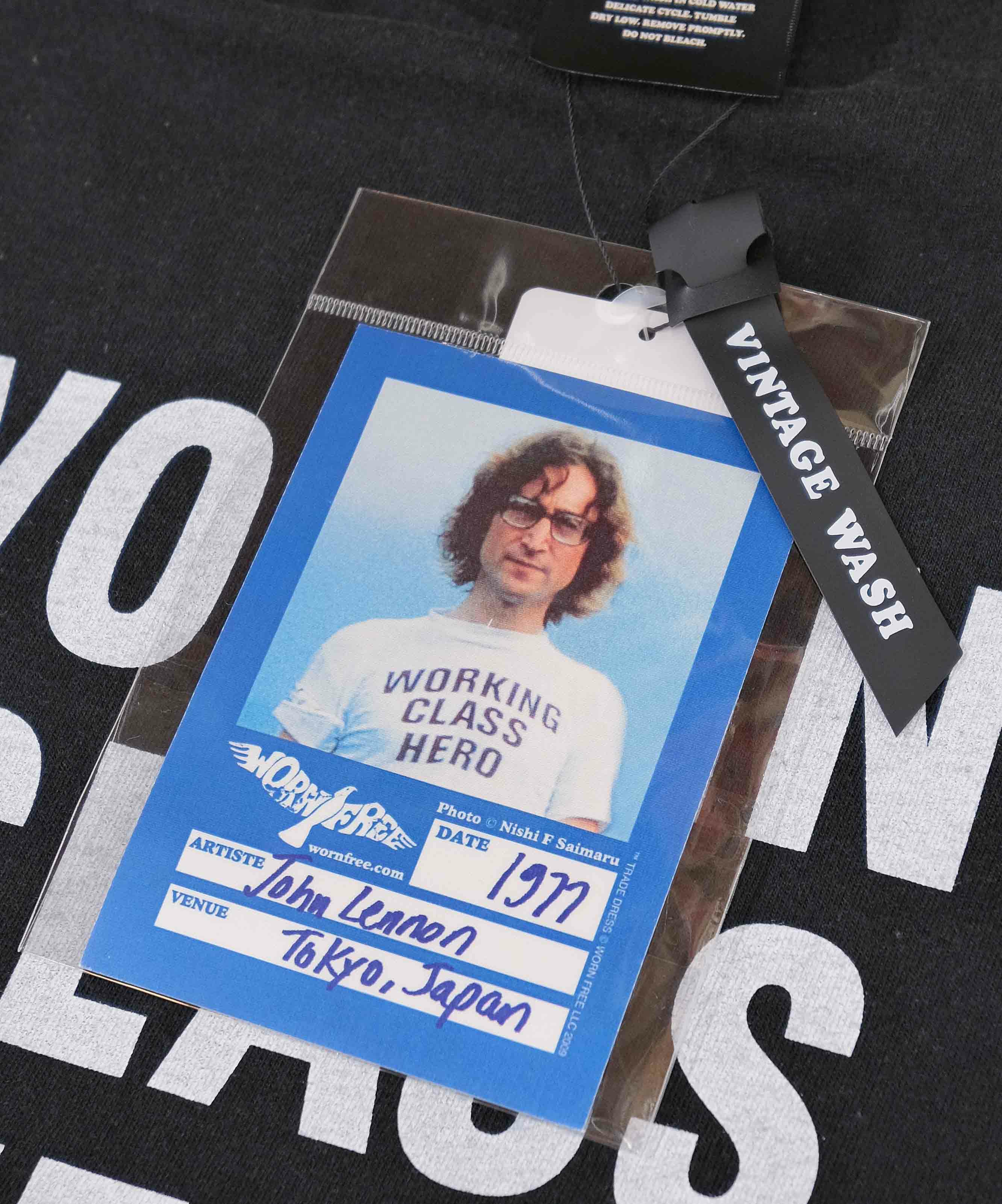 WORN FREE｜"WORKING CLASS HERO" TEE [[WFR-VTG-000001]][D]