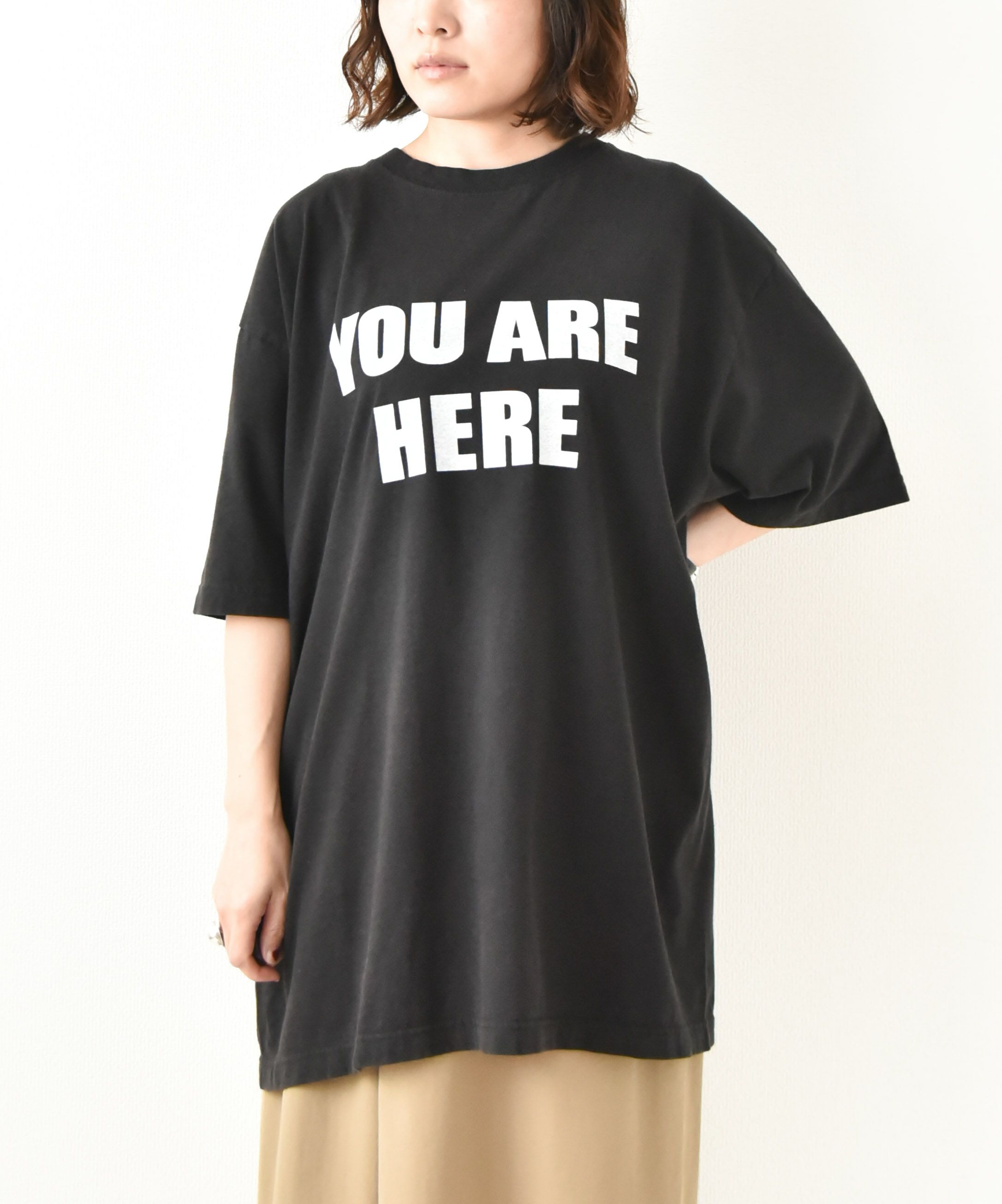 WORN FREE｜"YOU ARE HERE" TEE [[WFR-VTG-000003]][D]