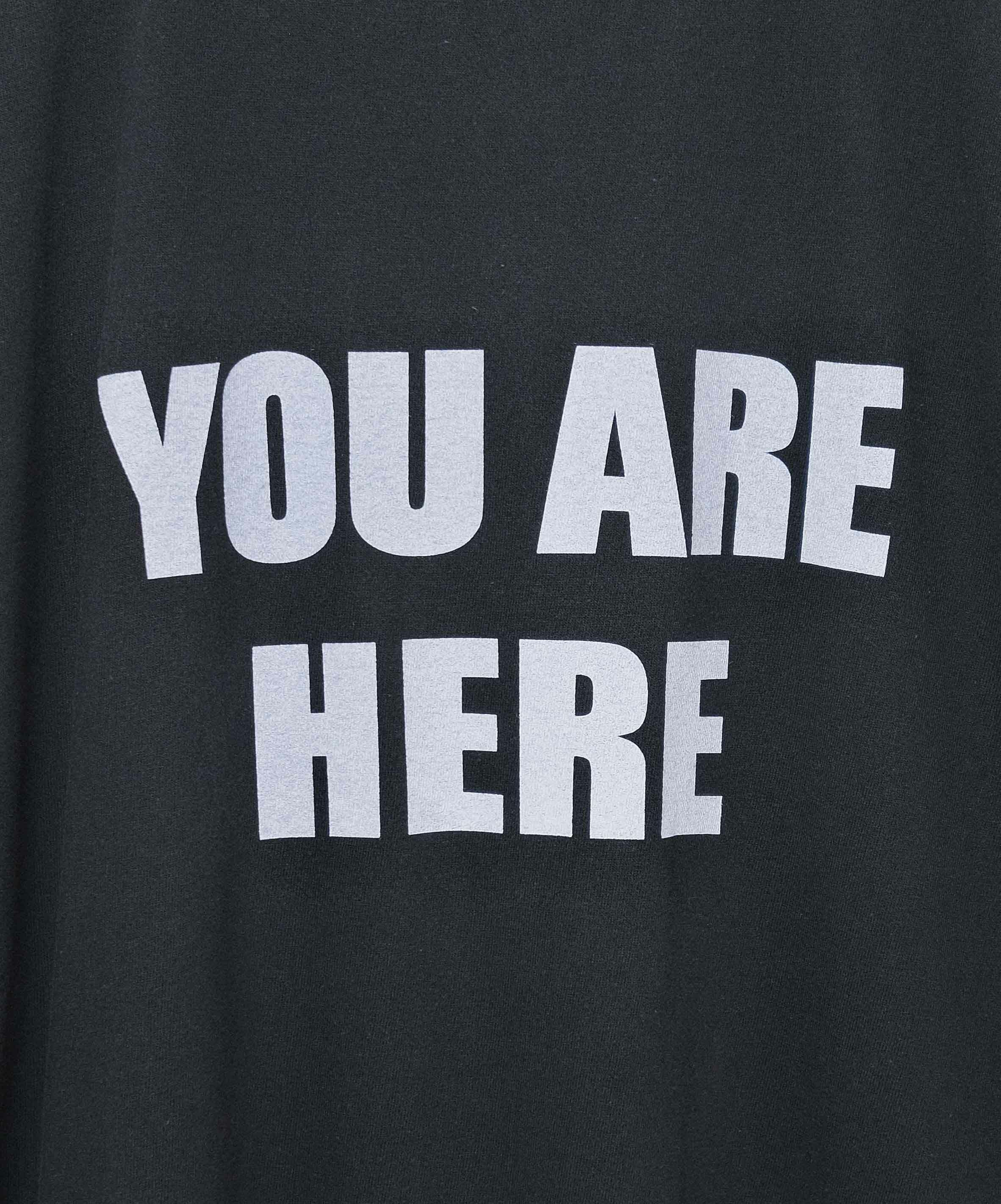 WORN FREE｜"YOU ARE HERE" TEE [[WFR-VTG-000003]][D]