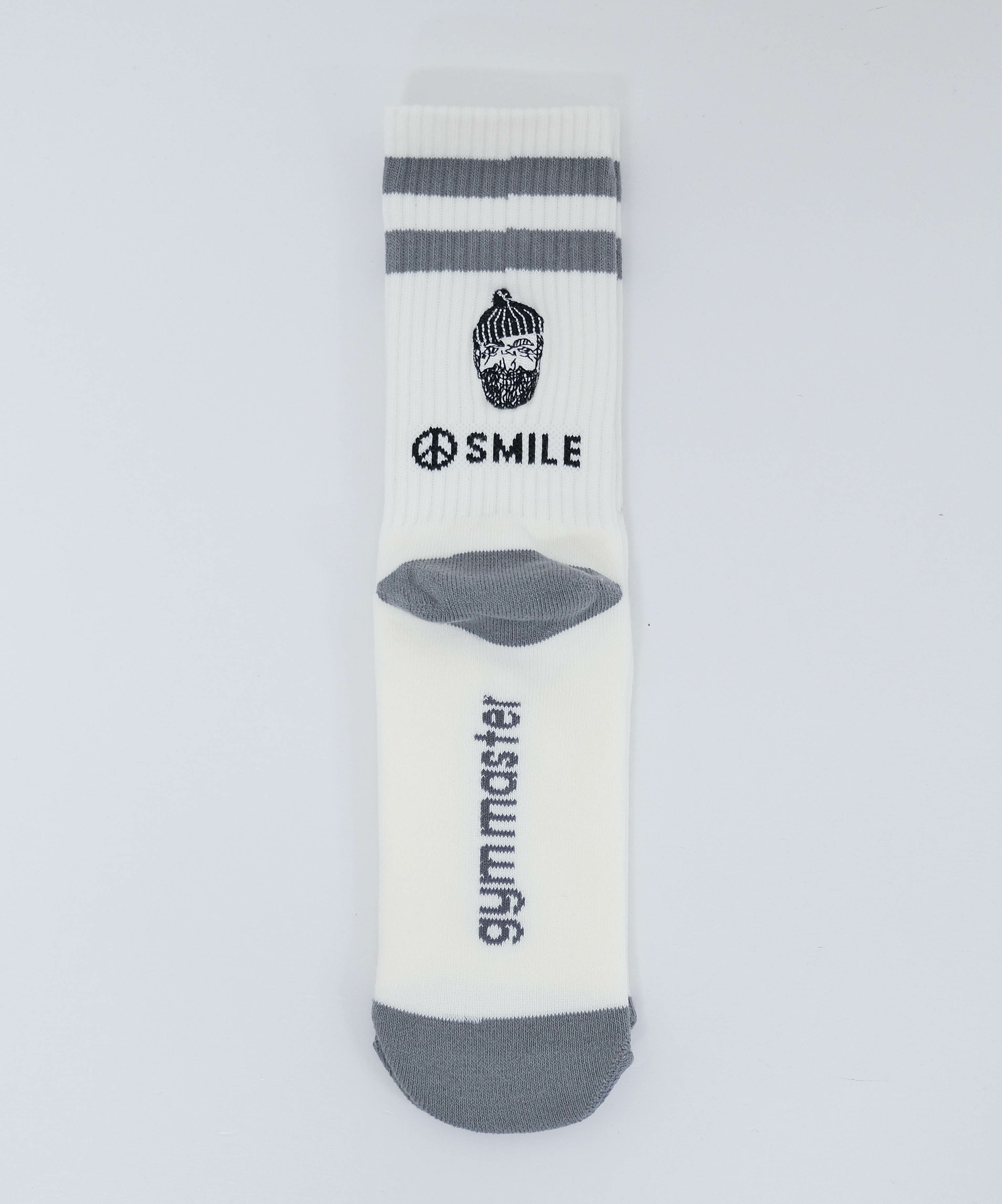 ジムマスター｜SMILE刺繍ラインソックス [[G966630]][D]