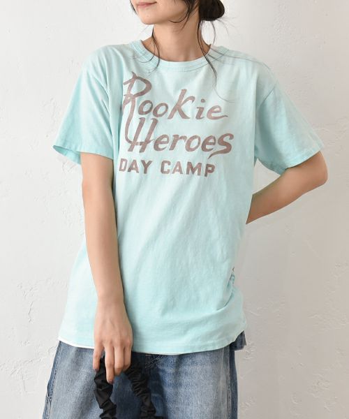 DENIM&DUNGAREE｜ビンテージ天竺 ROOKIE TEE [[22520416]][C]