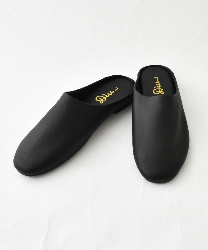 Diu｜オイルレザーミュールサンダル [[125D1630]][C]