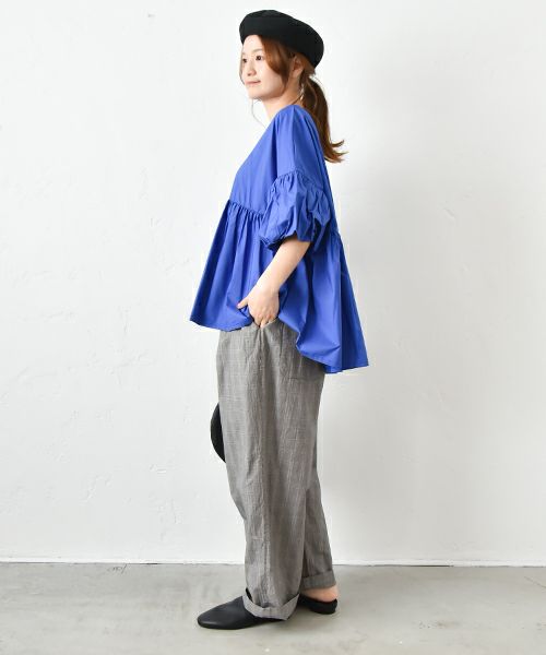 No18｜切替ギャザープルオーバー [[H24049]][C]