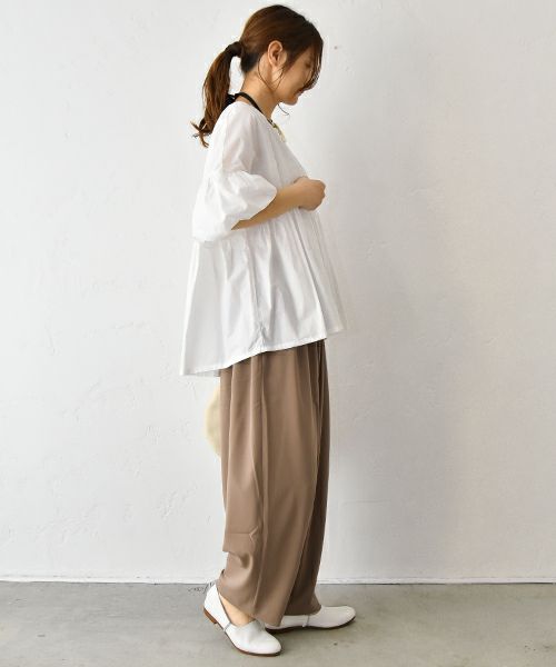 No18｜切替ギャザープルオーバー [[H24049]][C]