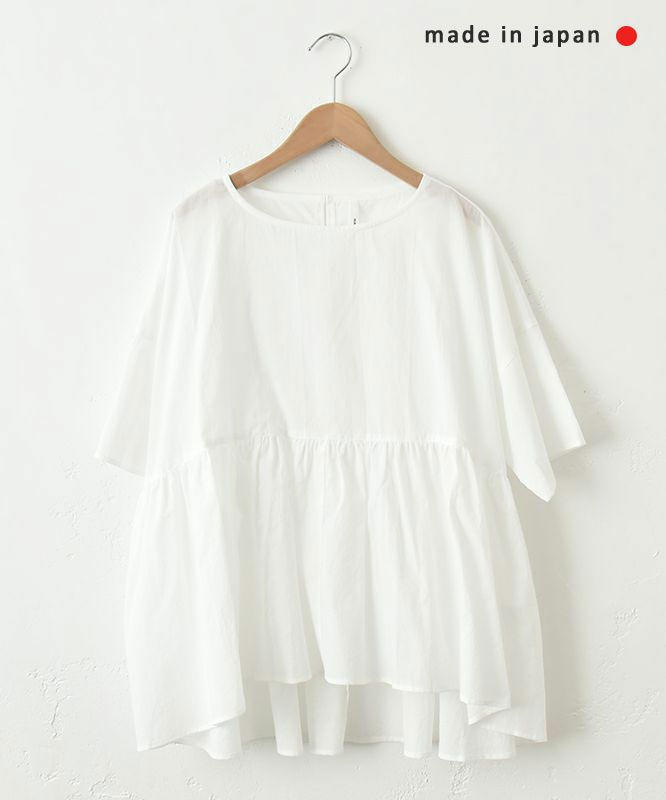 No18｜ギャザー切替プルオーバー [[302163]][C]