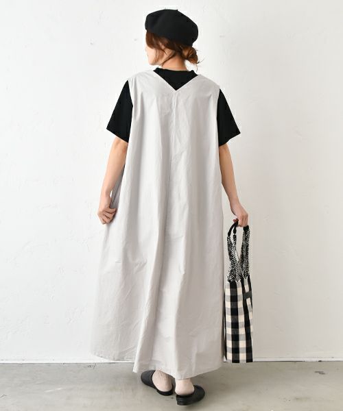 No18｜Vネックノースリーブワンピース [[CE1OP250402]][C]