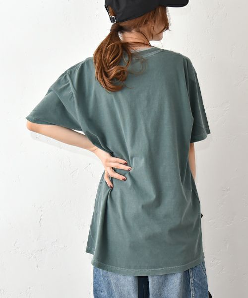 Johnbull｜ピグメントARMY Tシャツ」 [[TK252C01]][C]