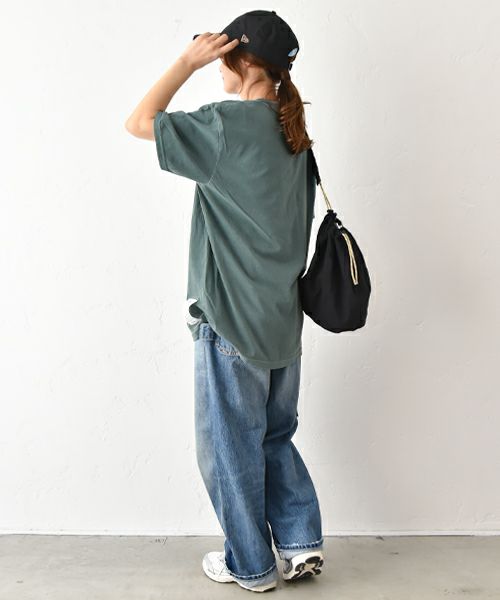Johnbull｜ピグメントARMY Tシャツ」 [[TK252C01]][C]