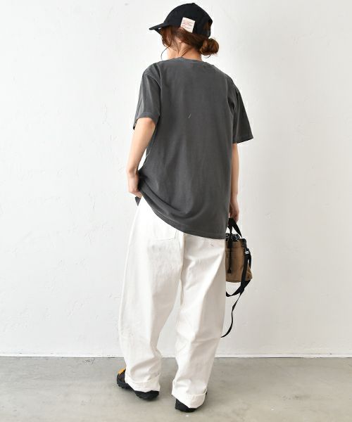 Johnbull｜ピグメントARMY Tシャツ」 [[TK252C01]][C]