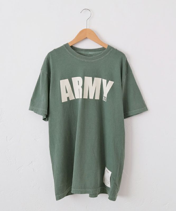 Johnbull｜ピグメントARMY Tシャツ」 [[TK252C01]][C]