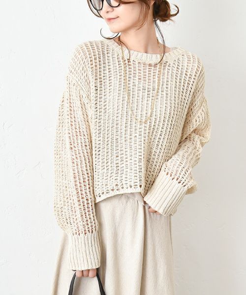 HUMS｜メッシュニット [[RNK-2543]][C]