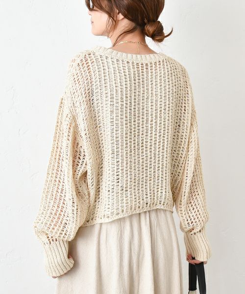 HUMS｜メッシュニット [[RNK-2543]][C]