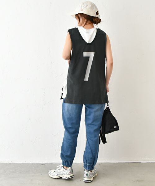 IN THE MARKET｜カットデニムテーパードイージーパンツ [[IN-090]][C]