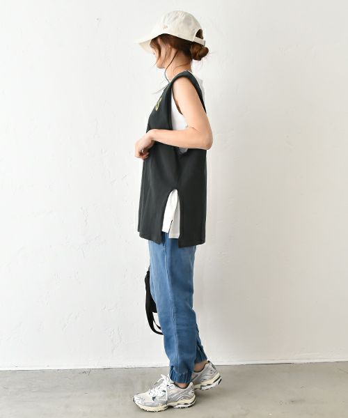 IN THE MARKET｜カットデニムテーパードイージーパンツ [[IN-090]][C]