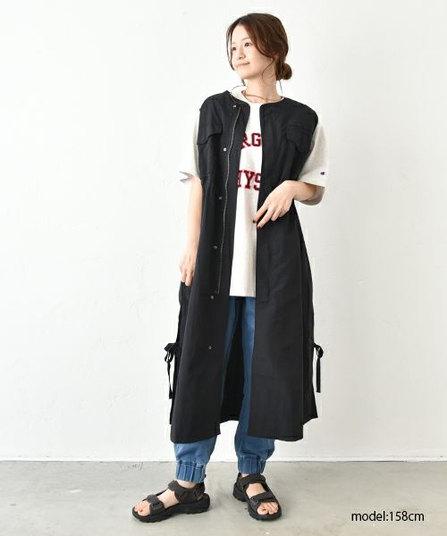 IN THE MARKET｜カットデニムテーパードイージーパンツ [[IN-090]][C]