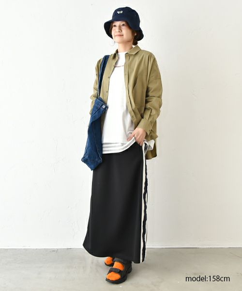 IN THE MARKET｜リップ素材シャツアウター [[IN-092]][C]