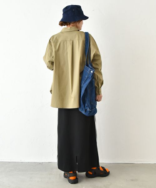 IN THE MARKET｜リップ素材シャツアウター [[IN-092]][C]