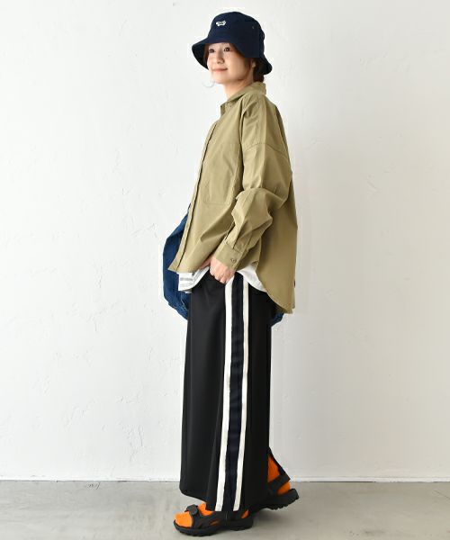 IN THE MARKET｜リップ素材シャツアウター [[IN-092]][C]