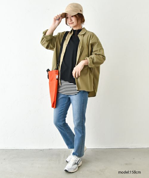 IN THE MARKET｜リップ素材シャツアウター [[IN-092]][C]